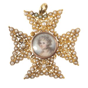 Um 1820 – Anhänger Malteser Kreuz