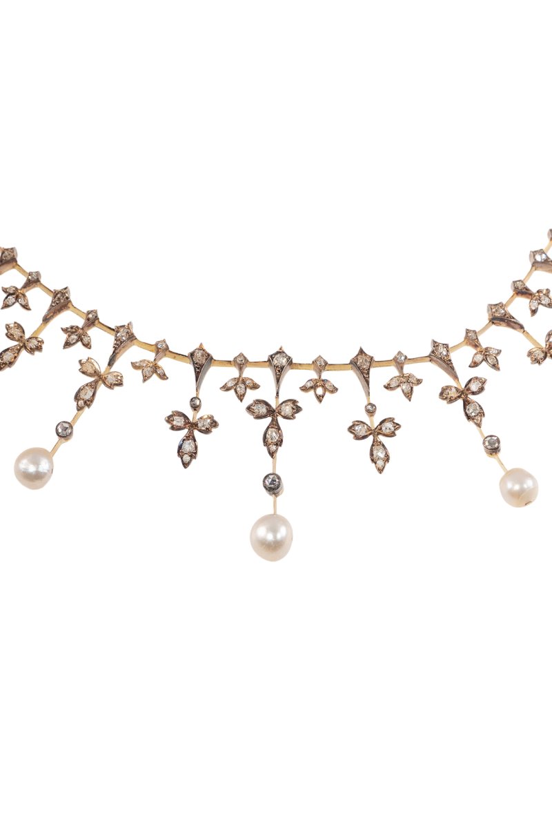 Um 1880 – Diamantcollier – Bild 4