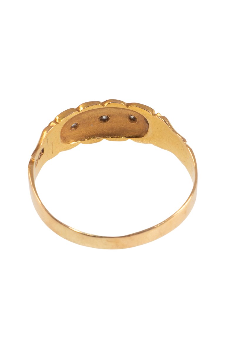 Datiert 1896 – Viktorianischer Goldring – Bild 5